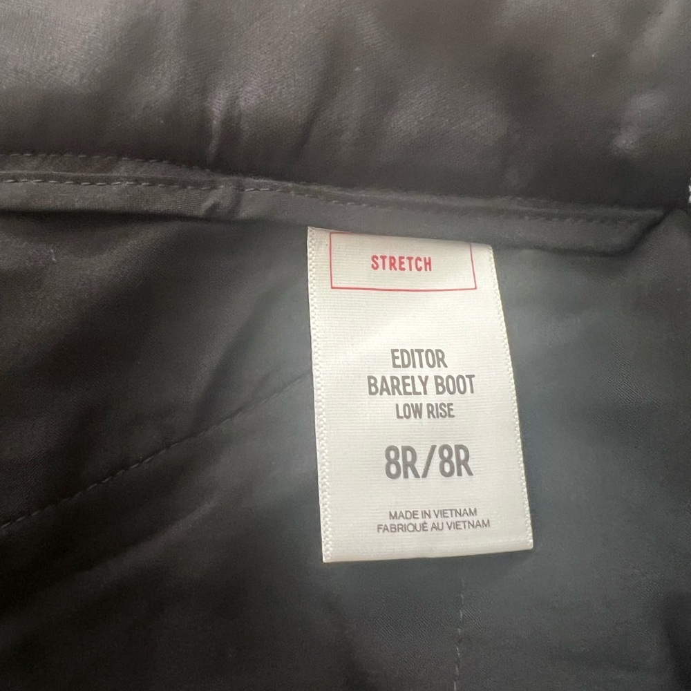 Express Black Barely Boot Low Rise Pants